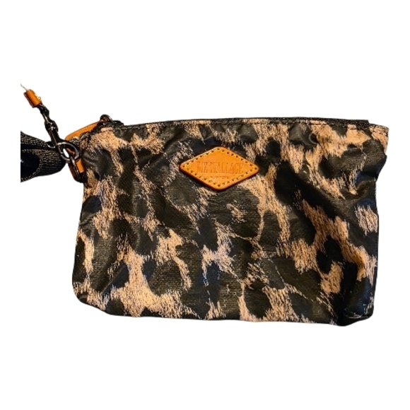MZ Wallace Metro Quilted Animal Print Crossbody Bag with Matching Pouch EUC - Picture 9 of 10